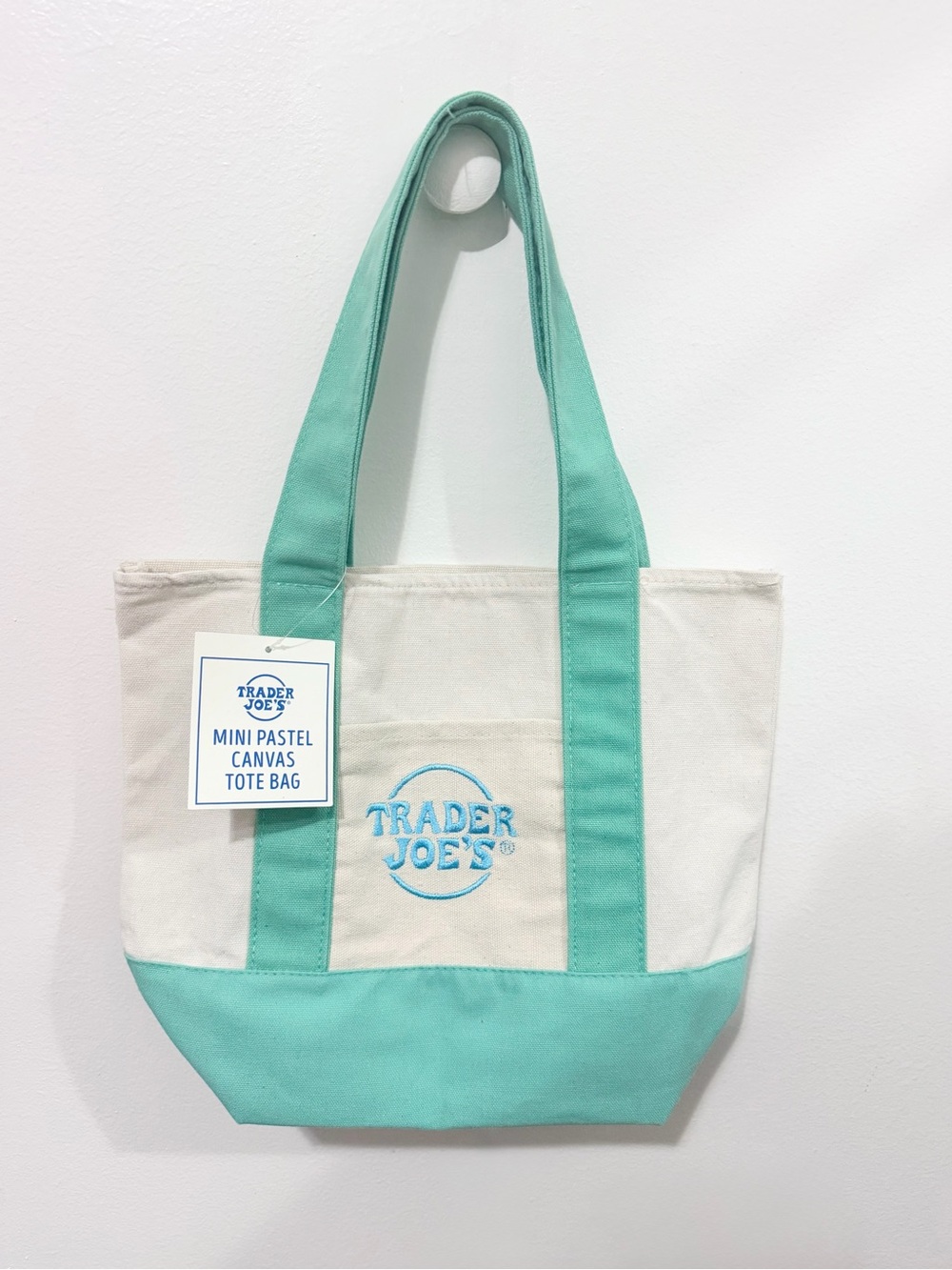 Trader Joe’s mini Patel Canvas Tote Bag